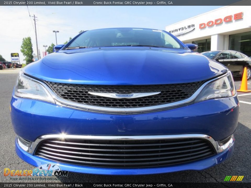 2015 Chrysler 200 Limited Vivid Blue Pearl / Black Photo #2