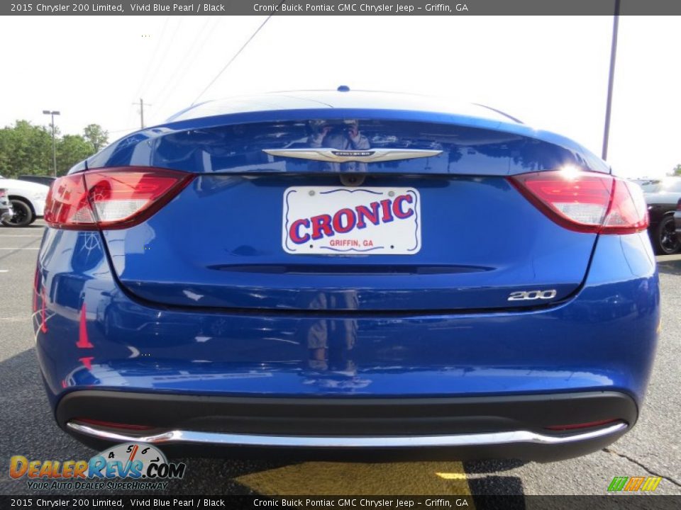 2015 Chrysler 200 Limited Vivid Blue Pearl / Black Photo #6