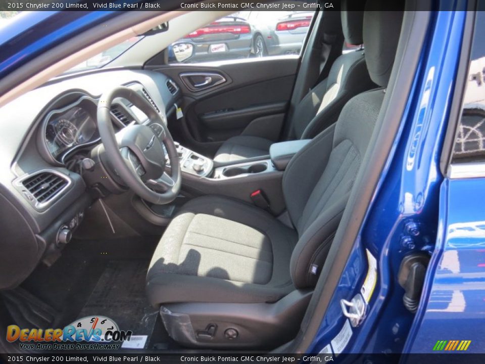 2015 Chrysler 200 Limited Vivid Blue Pearl / Black Photo #9