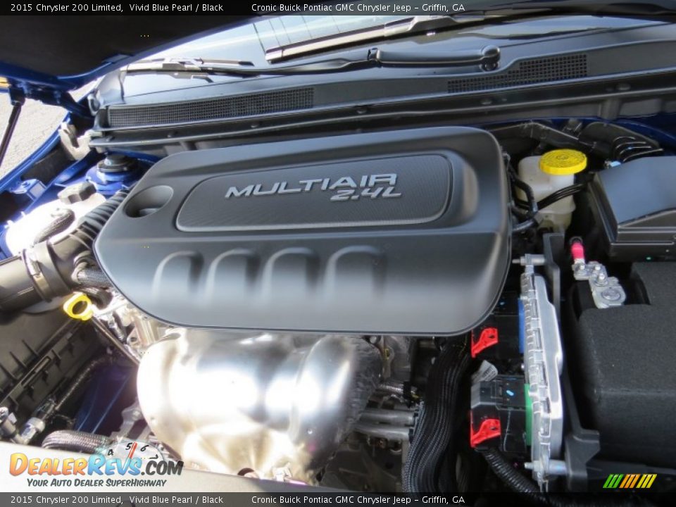 2015 Chrysler 200 Limited Vivid Blue Pearl / Black Photo #12