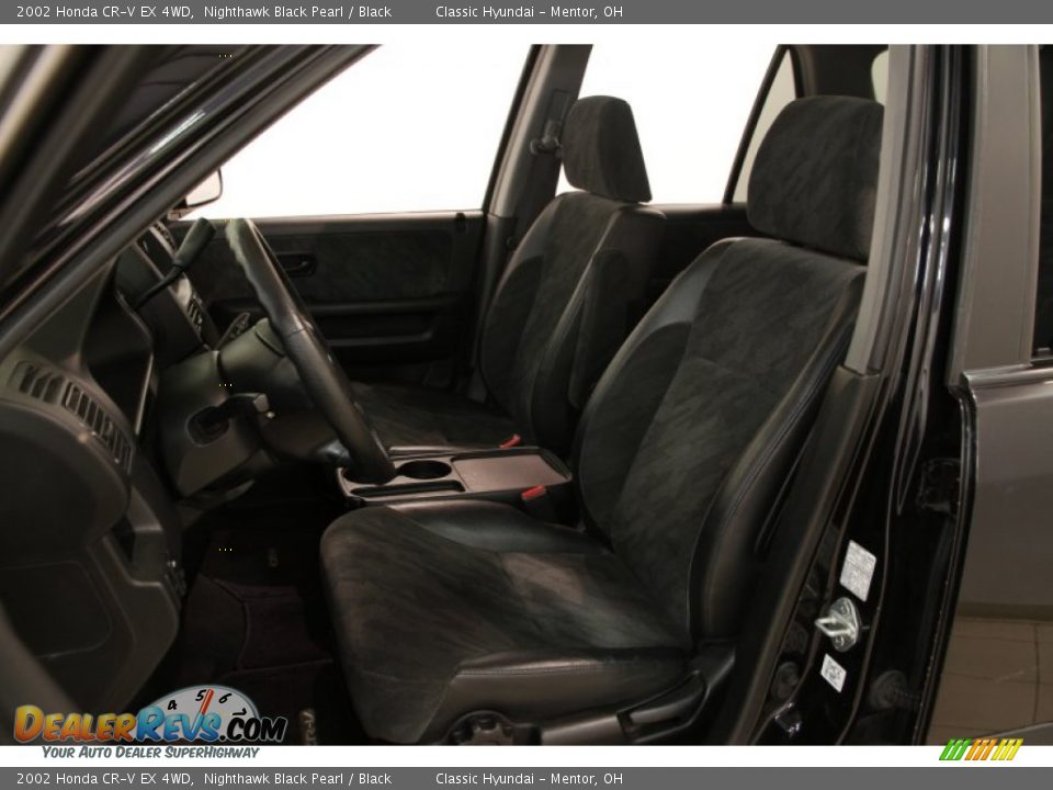 2002 Honda CR-V EX 4WD Nighthawk Black Pearl / Black Photo #5