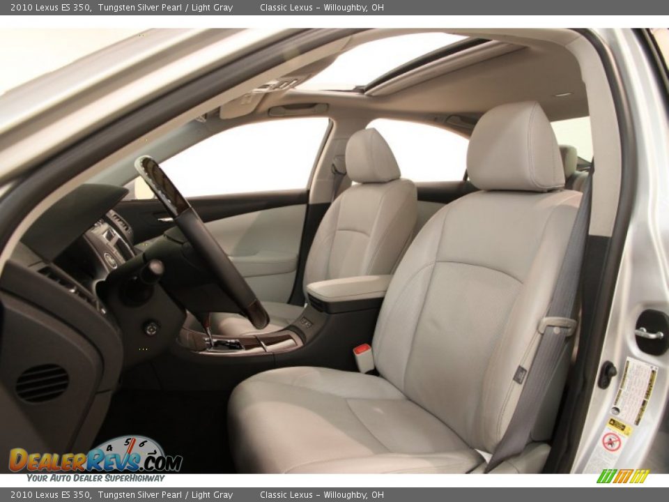 2010 Lexus ES 350 Tungsten Silver Pearl / Light Gray Photo #9