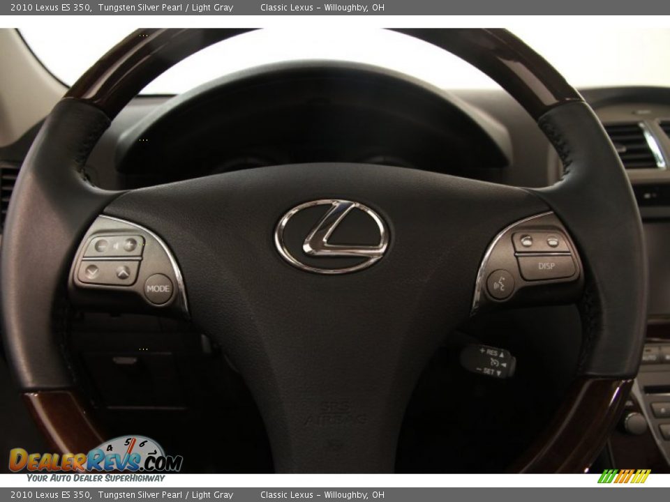 2010 Lexus ES 350 Tungsten Silver Pearl / Light Gray Photo #12