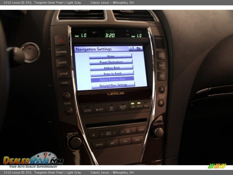 2010 Lexus ES 350 Tungsten Silver Pearl / Light Gray Photo #16