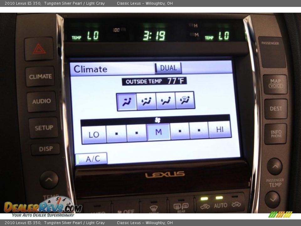 2010 Lexus ES 350 Tungsten Silver Pearl / Light Gray Photo #17