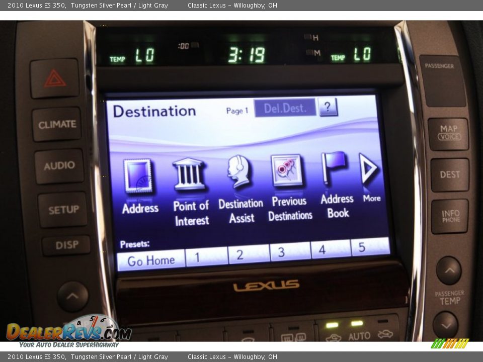 2010 Lexus ES 350 Tungsten Silver Pearl / Light Gray Photo #22