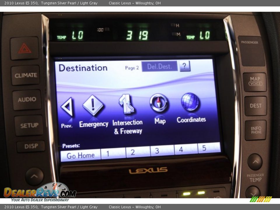 2010 Lexus ES 350 Tungsten Silver Pearl / Light Gray Photo #23