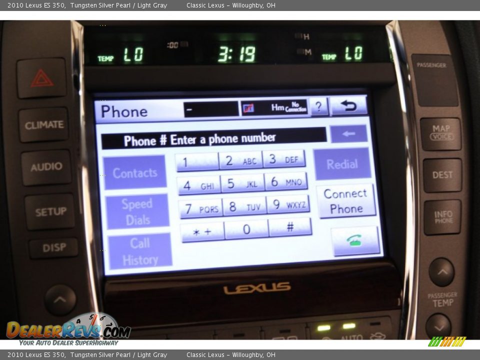 2010 Lexus ES 350 Tungsten Silver Pearl / Light Gray Photo #25