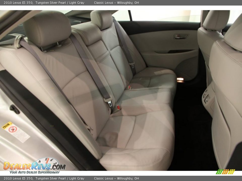 2010 Lexus ES 350 Tungsten Silver Pearl / Light Gray Photo #28