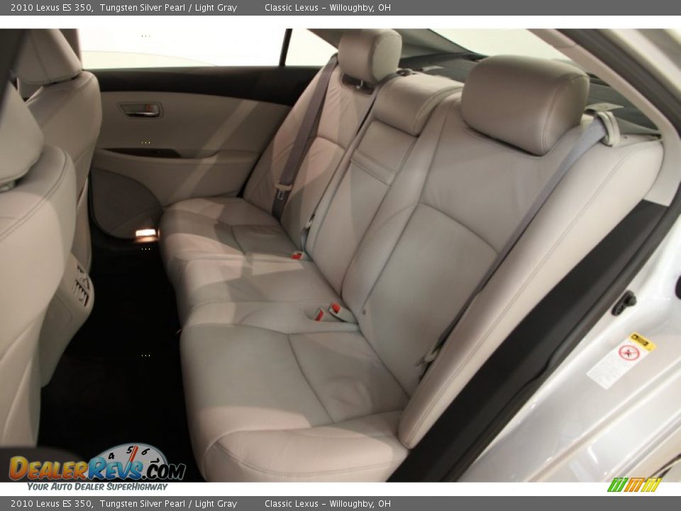 2010 Lexus ES 350 Tungsten Silver Pearl / Light Gray Photo #29