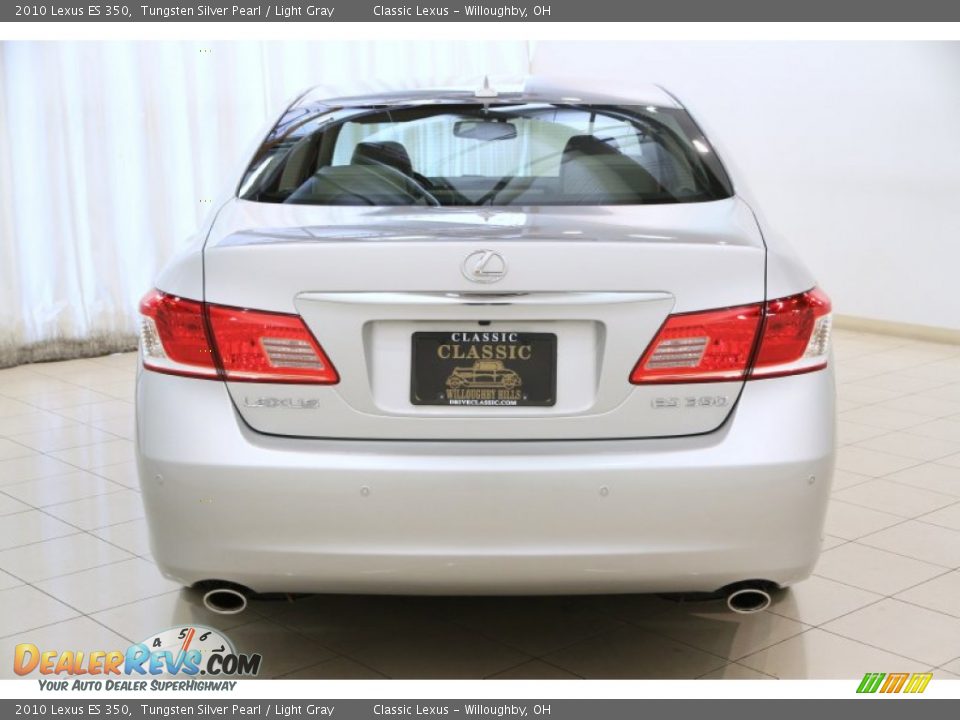2010 Lexus ES 350 Tungsten Silver Pearl / Light Gray Photo #31