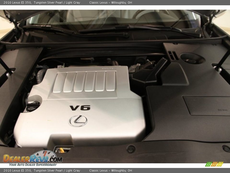 2010 Lexus ES 350 Tungsten Silver Pearl / Light Gray Photo #32