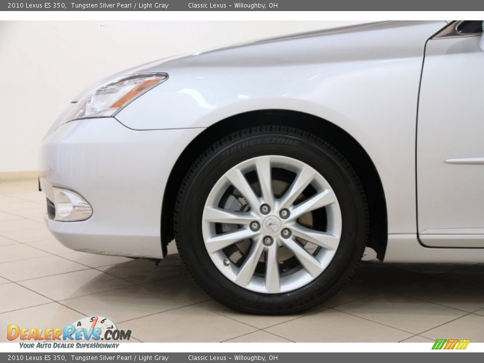 2010 Lexus ES 350 Tungsten Silver Pearl / Light Gray Photo #33