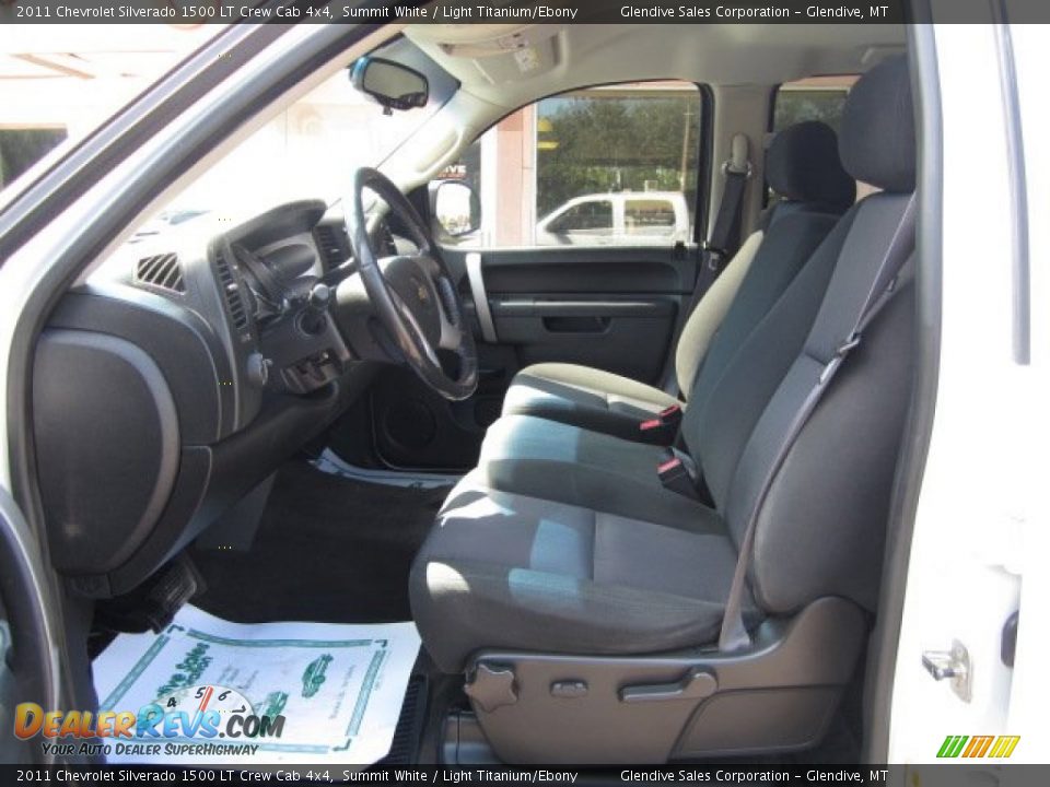 2011 Chevrolet Silverado 1500 LT Crew Cab 4x4 Summit White / Light Titanium/Ebony Photo #5
