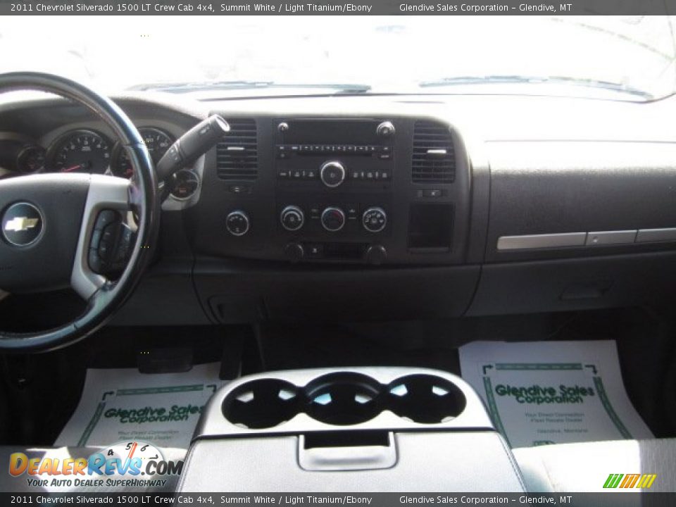 2011 Chevrolet Silverado 1500 LT Crew Cab 4x4 Summit White / Light Titanium/Ebony Photo #8