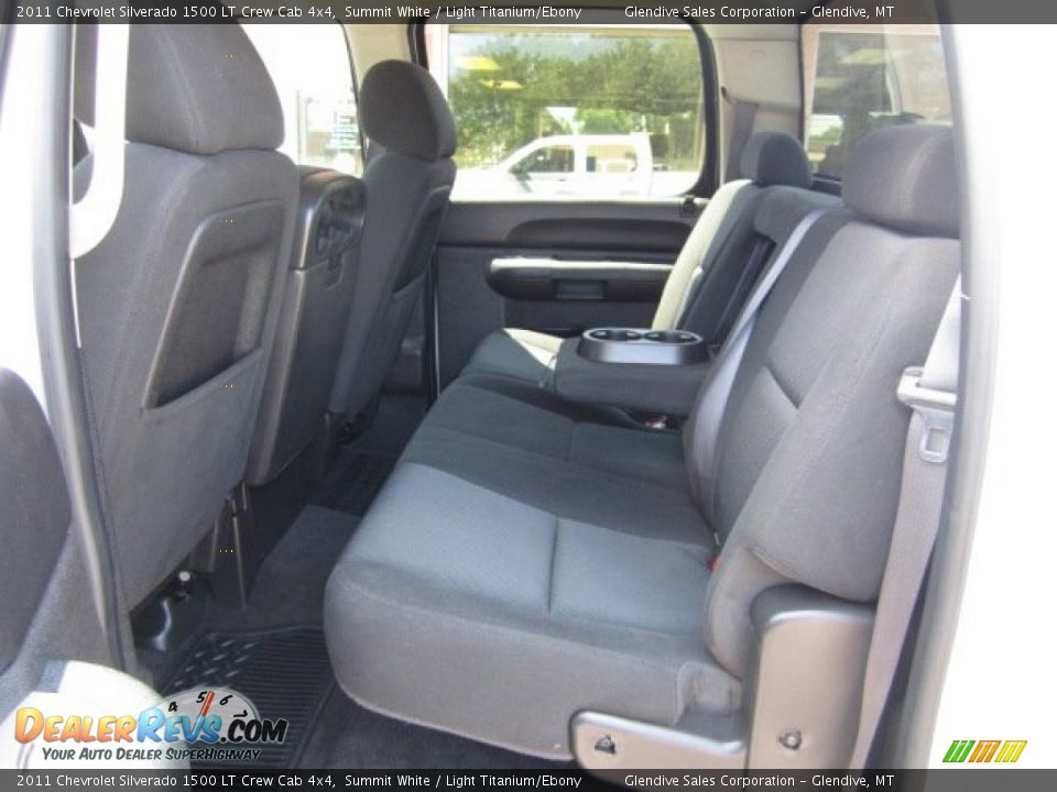 2011 Chevrolet Silverado 1500 LT Crew Cab 4x4 Summit White / Light Titanium/Ebony Photo #10