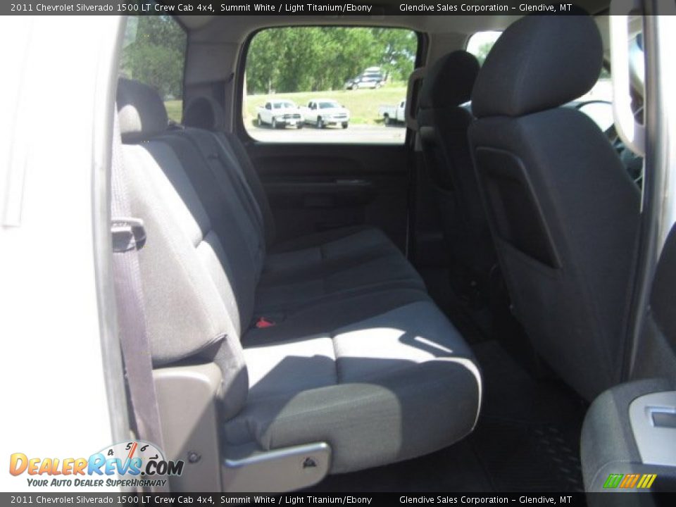 2011 Chevrolet Silverado 1500 LT Crew Cab 4x4 Summit White / Light Titanium/Ebony Photo #13