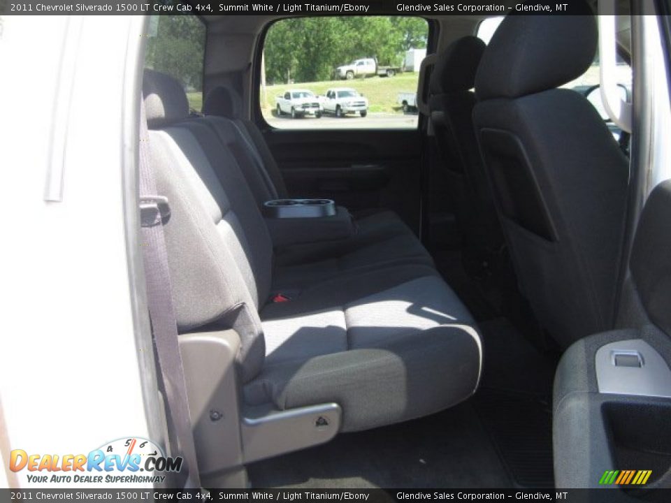 2011 Chevrolet Silverado 1500 LT Crew Cab 4x4 Summit White / Light Titanium/Ebony Photo #14