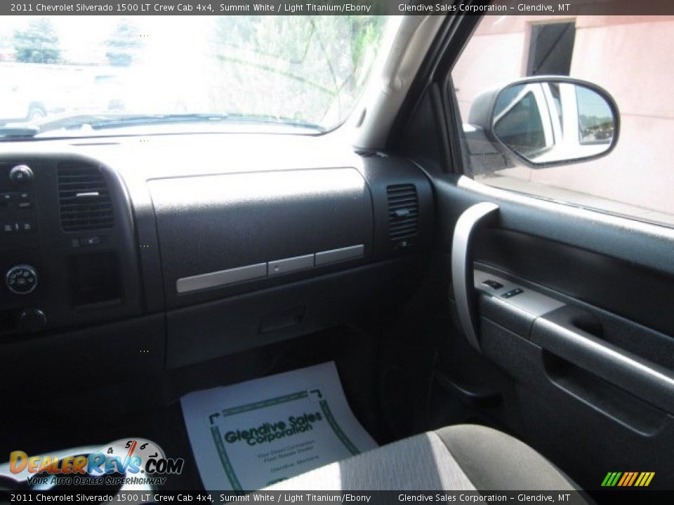 2011 Chevrolet Silverado 1500 LT Crew Cab 4x4 Summit White / Light Titanium/Ebony Photo #17