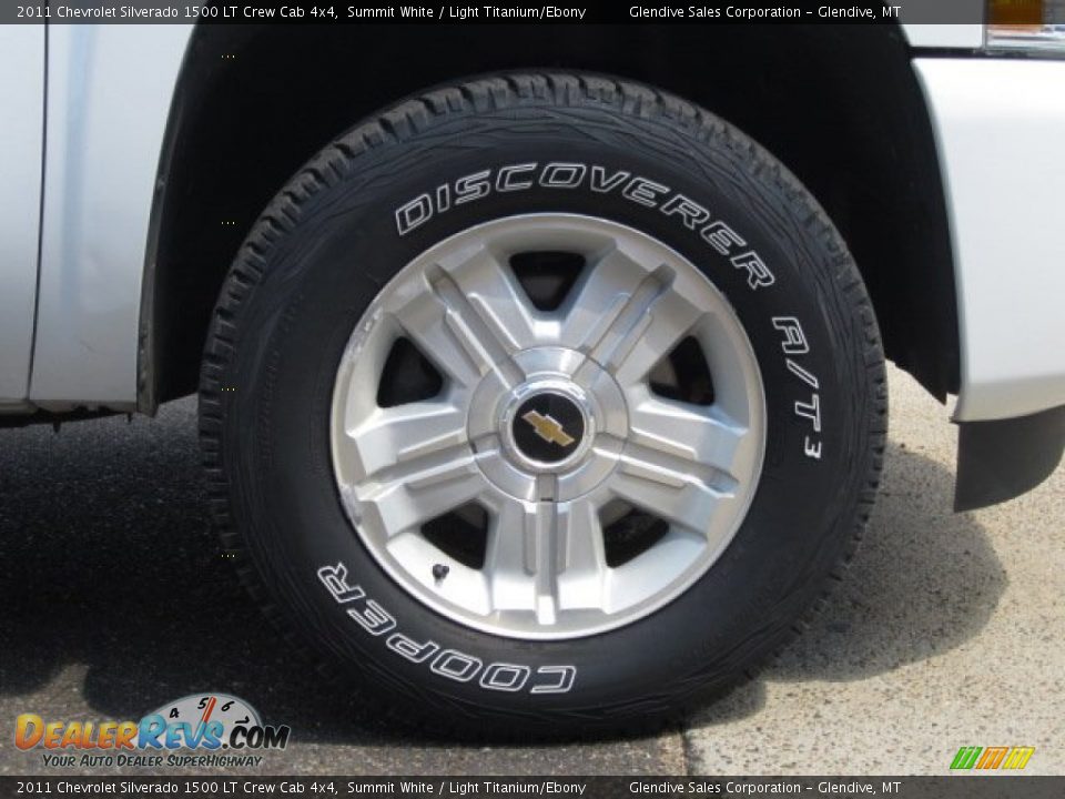 2011 Chevrolet Silverado 1500 LT Crew Cab 4x4 Summit White / Light Titanium/Ebony Photo #20