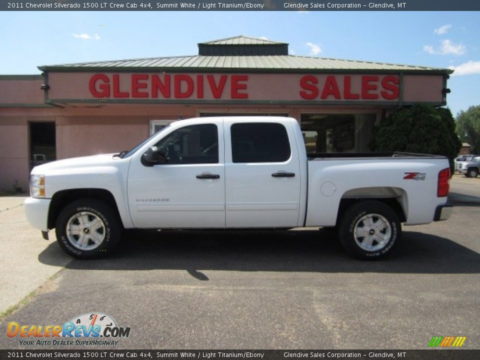 2011 Chevrolet Silverado 1500 LT Crew Cab 4x4 Summit White / Light Titanium/Ebony Photo #21