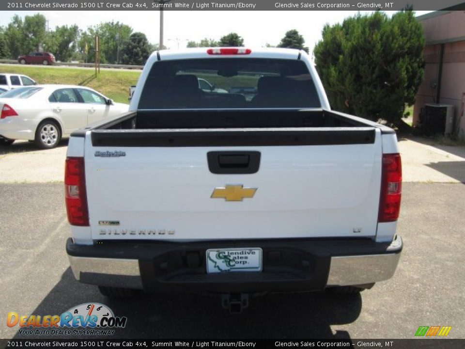 2011 Chevrolet Silverado 1500 LT Crew Cab 4x4 Summit White / Light Titanium/Ebony Photo #24