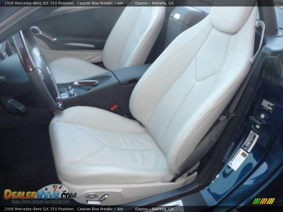 2006 Mercedes-Benz SLK 350 Roadster Caspian Blue Metallic / Ash Photo #7