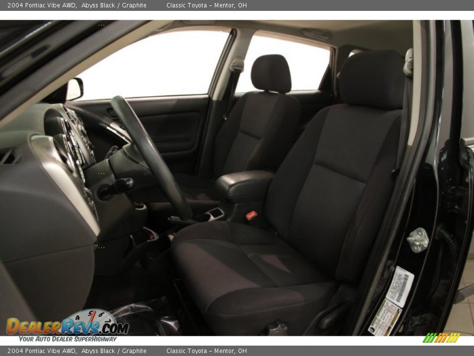 2004 Pontiac Vibe AWD Abyss Black / Graphite Photo #5