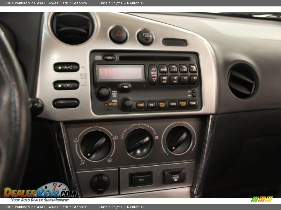 2004 Pontiac Vibe AWD Abyss Black / Graphite Photo #8