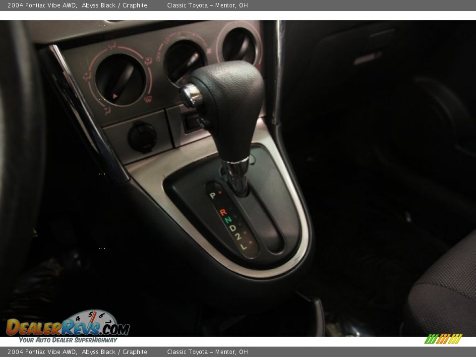 2004 Pontiac Vibe AWD Abyss Black / Graphite Photo #9