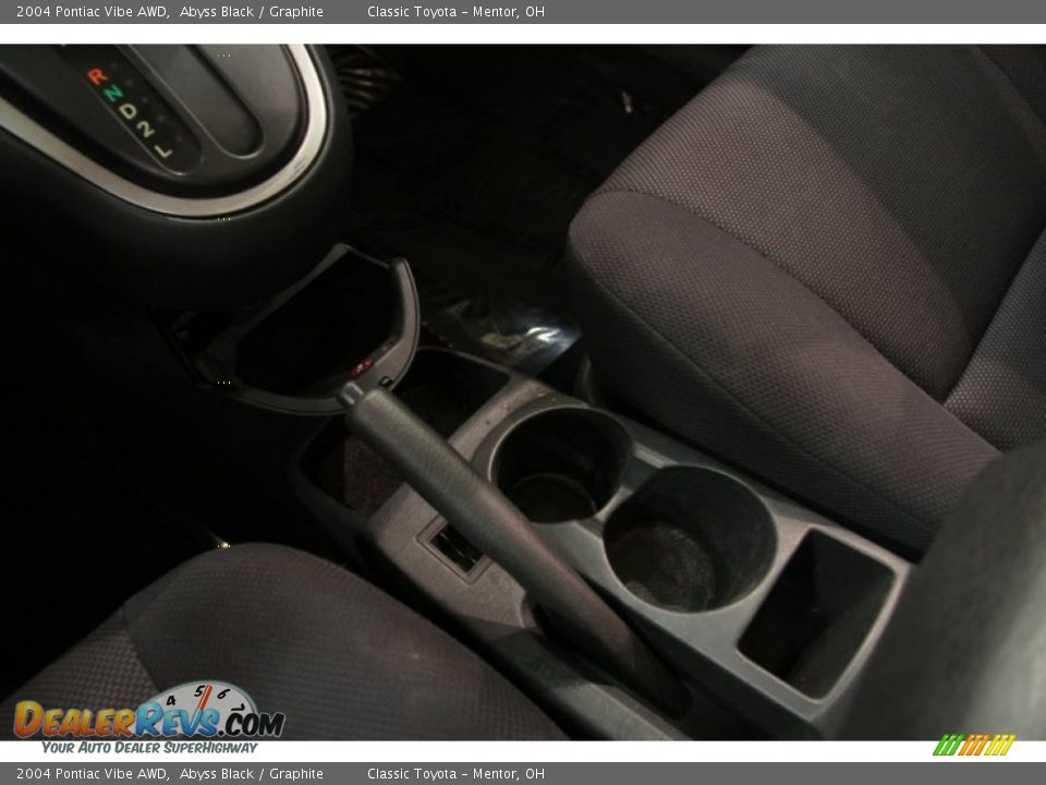 2004 Pontiac Vibe AWD Abyss Black / Graphite Photo #10