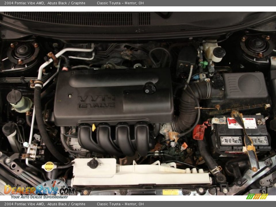 2004 Pontiac Vibe AWD Abyss Black / Graphite Photo #15