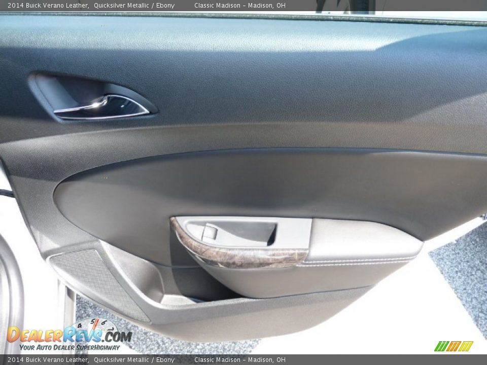 2014 Buick Verano Leather Quicksilver Metallic / Ebony Photo #15