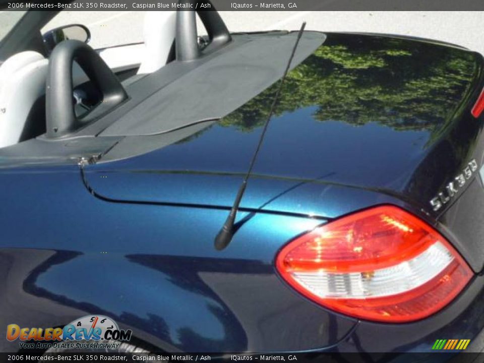 2006 Mercedes-Benz SLK 350 Roadster Caspian Blue Metallic / Ash Photo #18