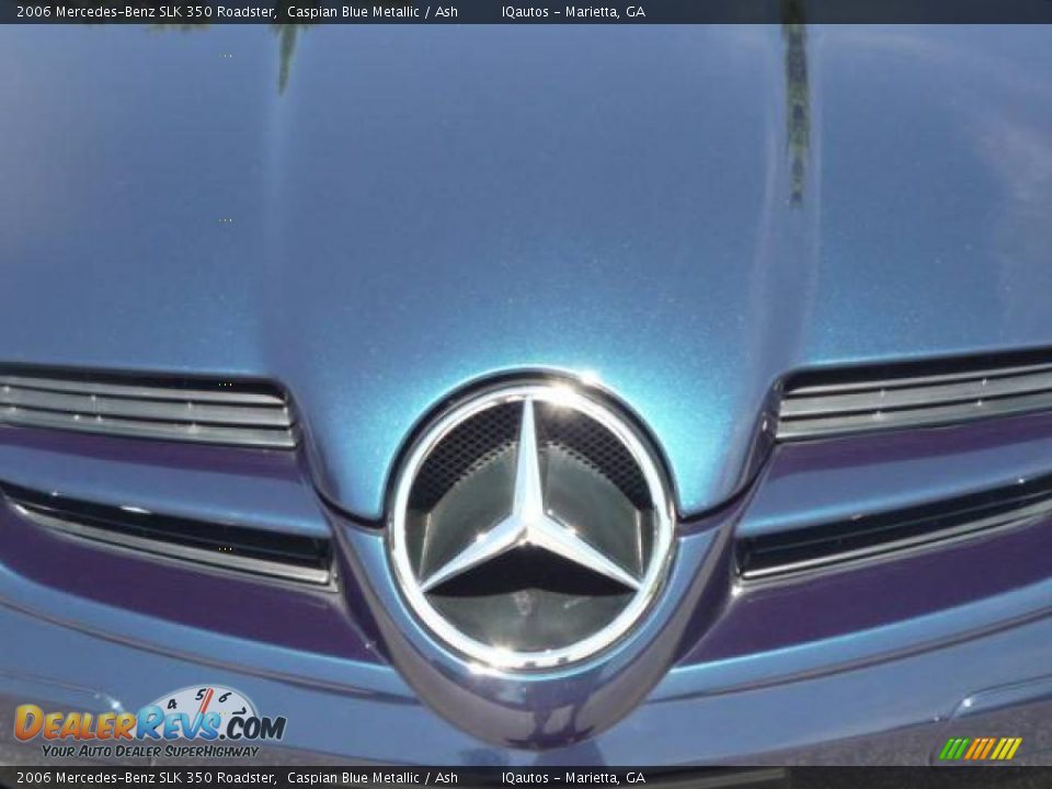 2006 Mercedes-Benz SLK 350 Roadster Caspian Blue Metallic / Ash Photo #21