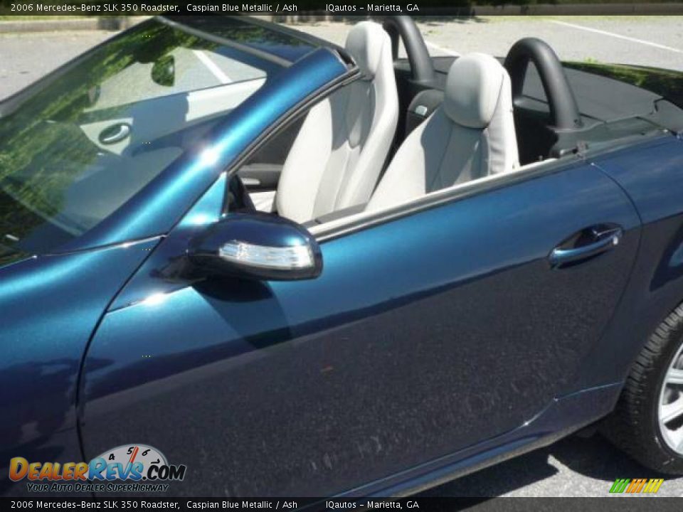 2006 Mercedes-Benz SLK 350 Roadster Caspian Blue Metallic / Ash Photo #23
