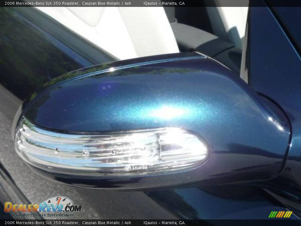 2006 Mercedes-Benz SLK 350 Roadster Caspian Blue Metallic / Ash Photo #25