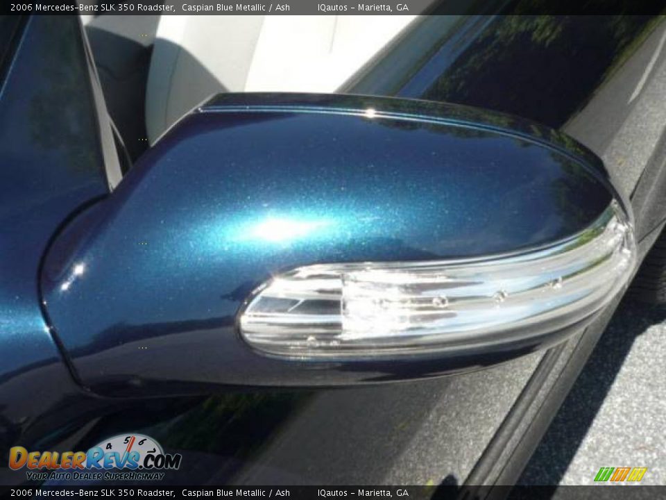 2006 Mercedes-Benz SLK 350 Roadster Caspian Blue Metallic / Ash Photo #26