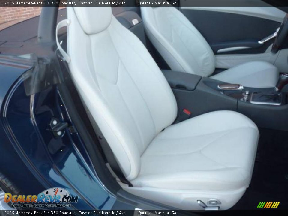 2006 Mercedes-Benz SLK 350 Roadster Caspian Blue Metallic / Ash Photo #32