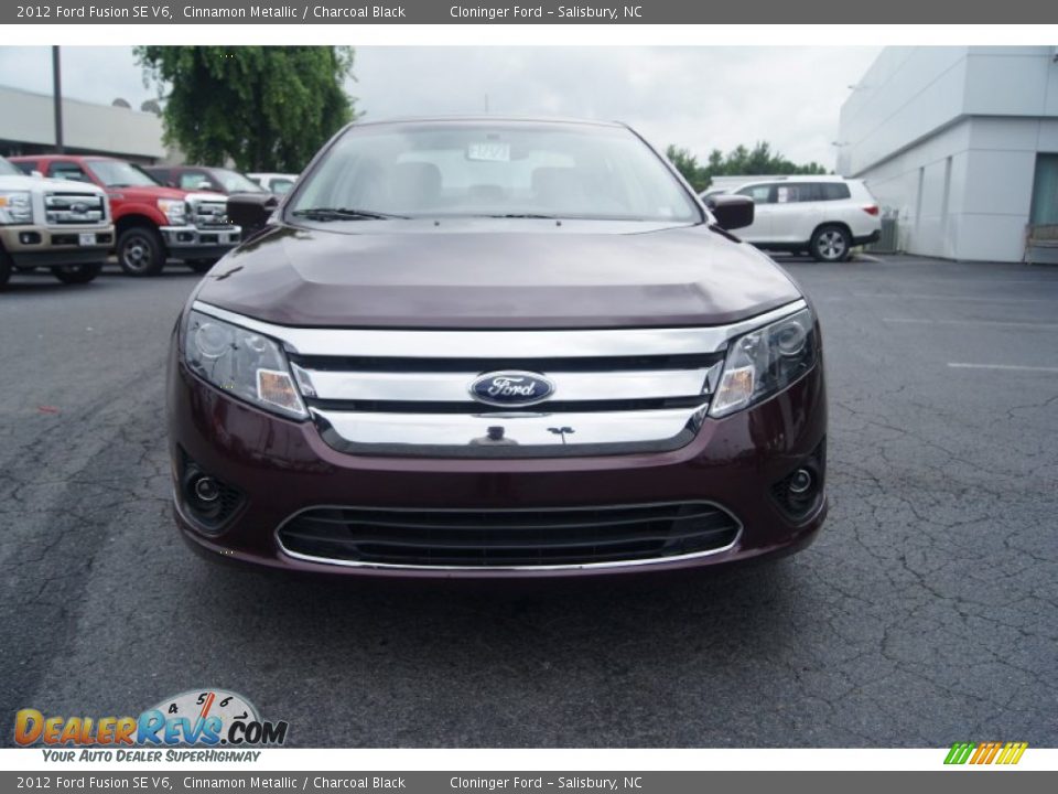 2012 Ford Fusion SE V6 Cinnamon Metallic / Charcoal Black Photo #7