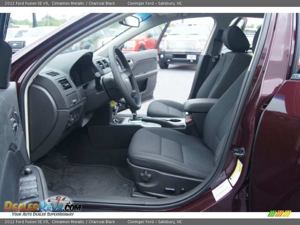 2012 Ford Fusion SE V6 Cinnamon Metallic / Charcoal Black Photo #8