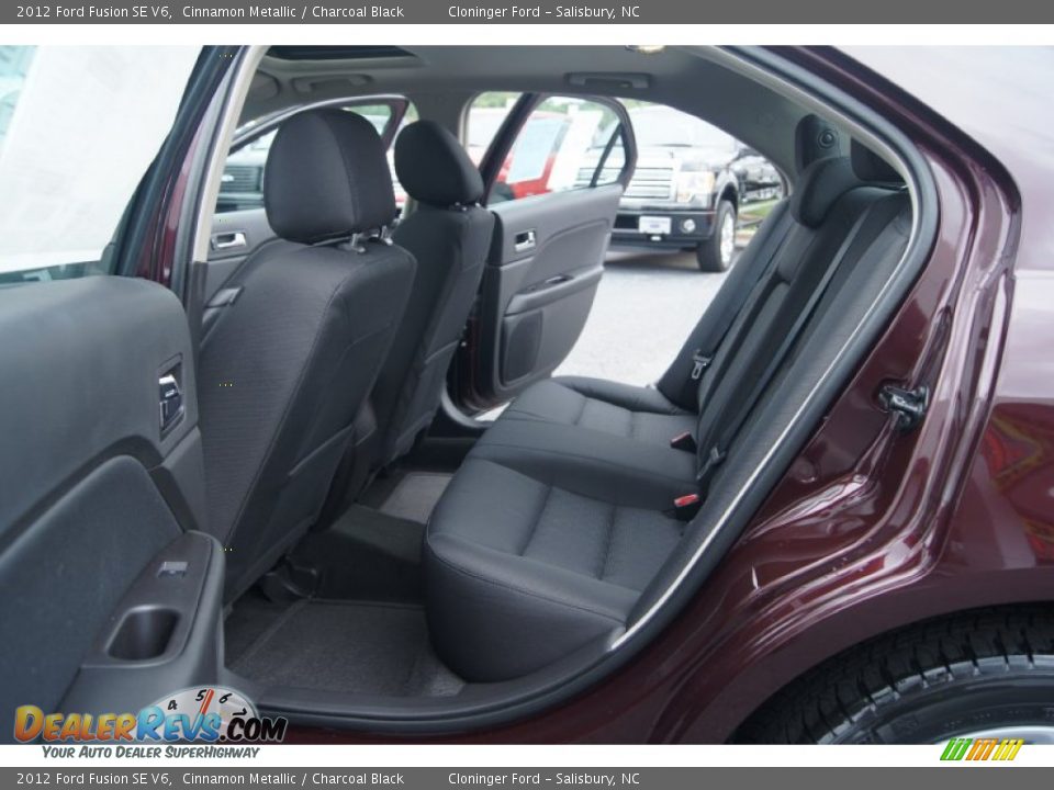 2012 Ford Fusion SE V6 Cinnamon Metallic / Charcoal Black Photo #9