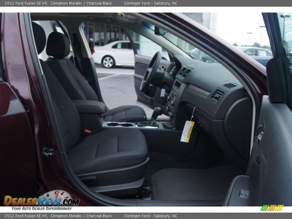 2012 Ford Fusion SE V6 Cinnamon Metallic / Charcoal Black Photo #11
