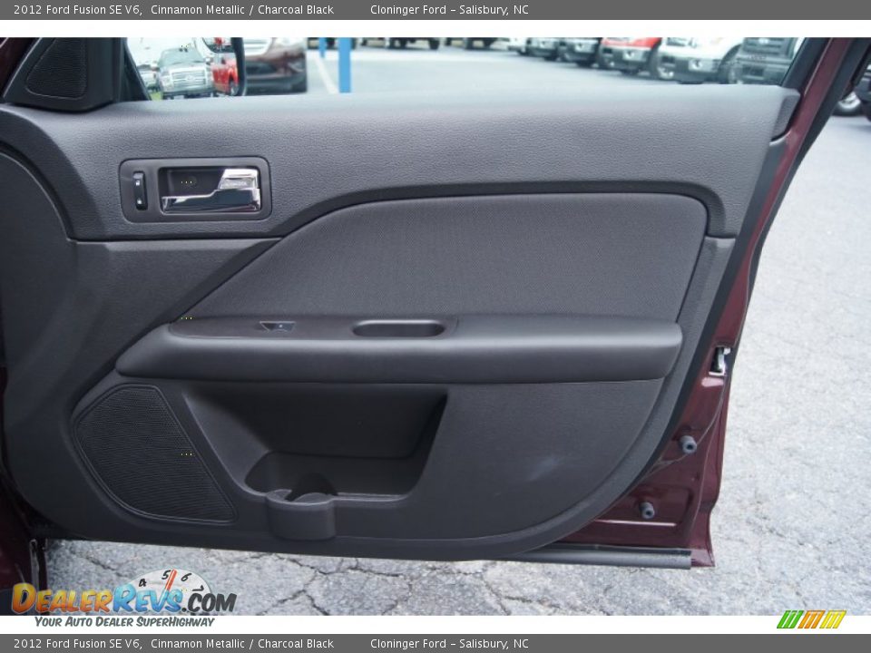2012 Ford Fusion SE V6 Cinnamon Metallic / Charcoal Black Photo #13