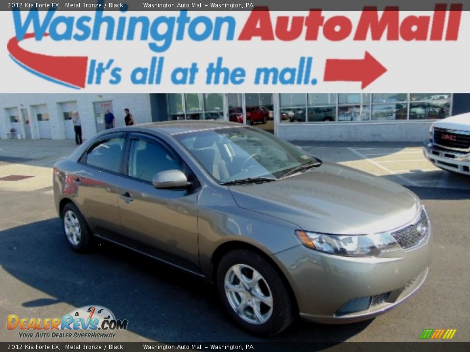 2012 Kia Forte EX Metal Bronze / Black Photo #1