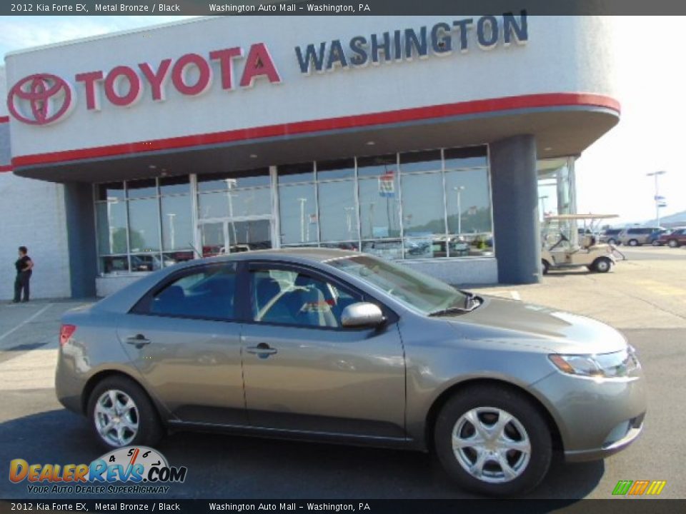 2012 Kia Forte EX Metal Bronze / Black Photo #2