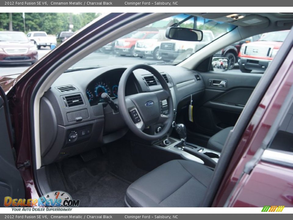 Charcoal Black Interior - 2012 Ford Fusion SE V6 Photo #20