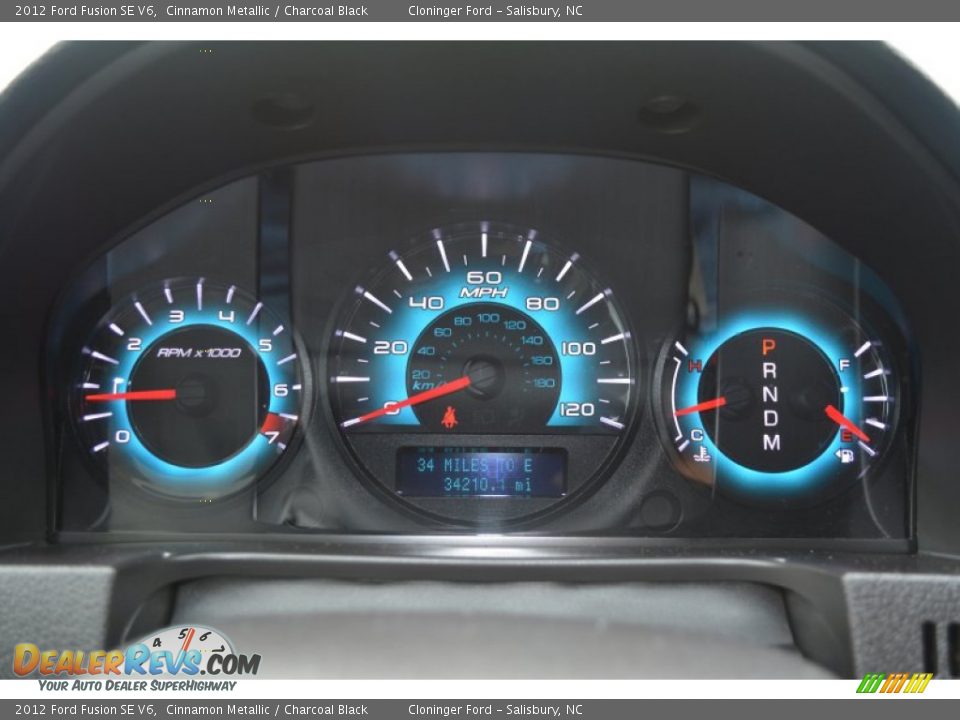 2012 Ford Fusion SE V6 Gauges Photo #21
