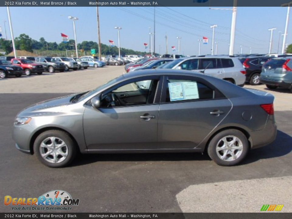 2012 Kia Forte EX Metal Bronze / Black Photo #6