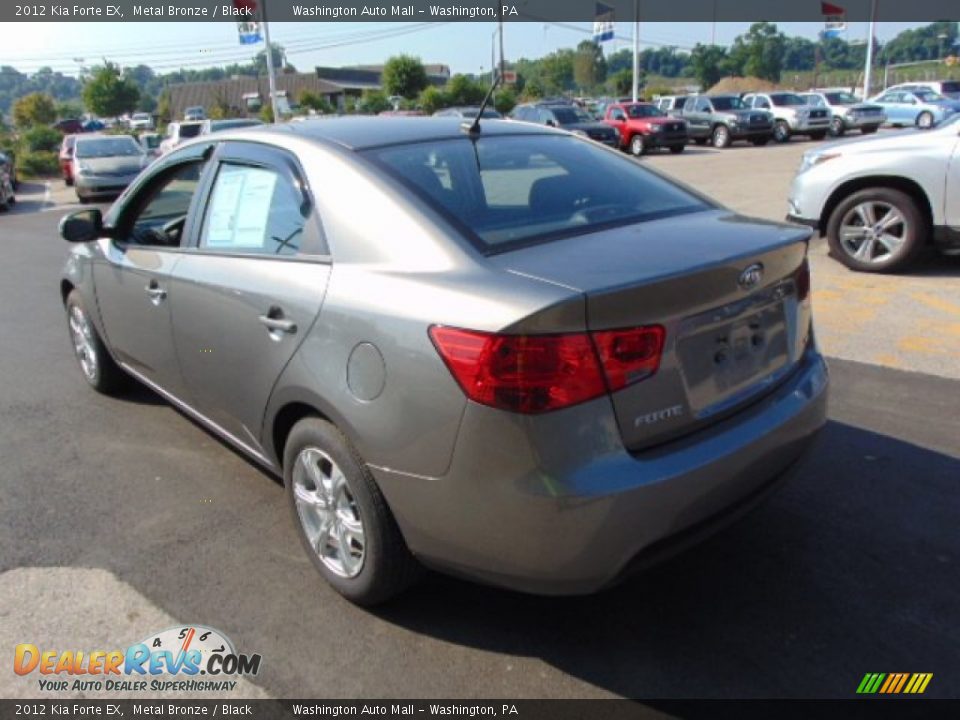 2012 Kia Forte EX Metal Bronze / Black Photo #7